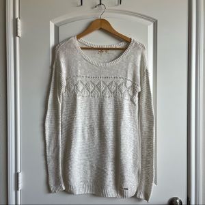 White Hollister Long Sweater